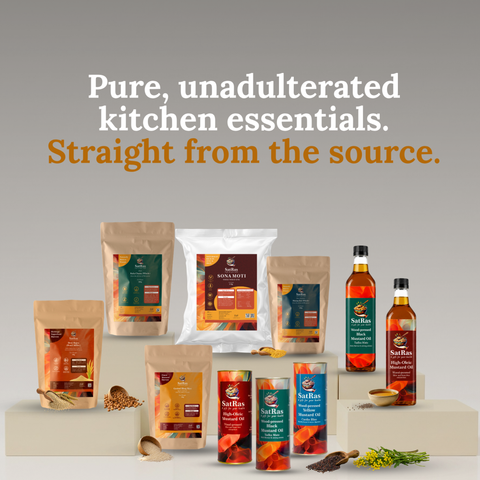 SatRas Wood Pressed Black Mustard Oil (2l)
