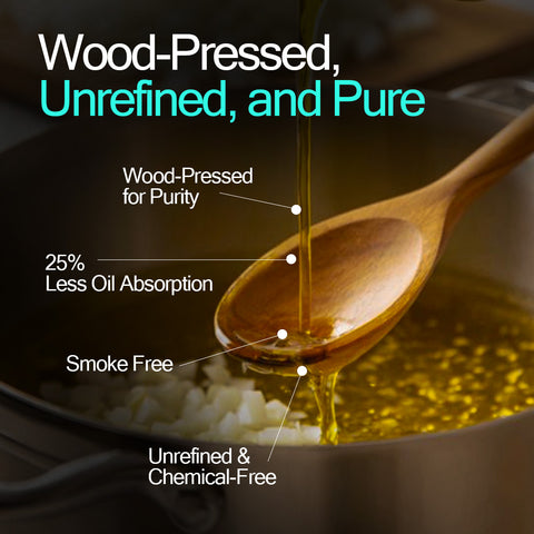 Satras Combo of Wood Pressed Black, Yellow & High Oleic Mustard Oil (3 x 1 Ltr)