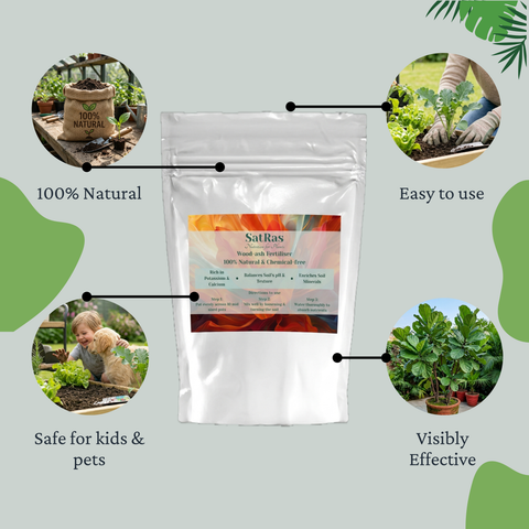 SatRas Wood ash Fertiliser (900g)