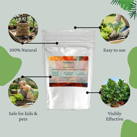 SatRas Neem Seed Powder (900g)