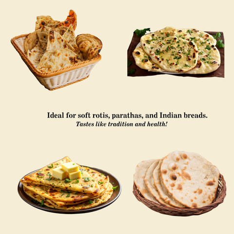 SatRas Sona Moti Whole Wheat Atta (5kg)